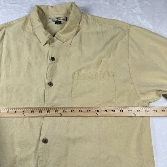 Tommy Bahama Camp Shirt Men's Extra Large Silk Short Sleeve Hawaiian Island - Picture 10 of 12